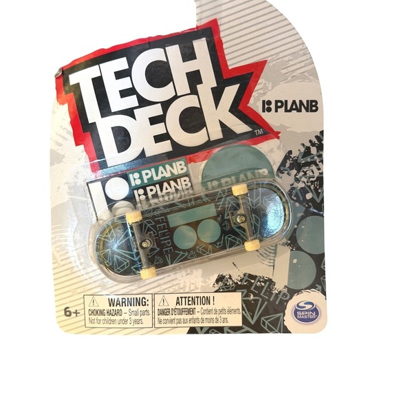 Tech Deck Other - Tech Deck Plan B Felipe Gustavo Teal Diamond Fingerboard Skateboard‎ New